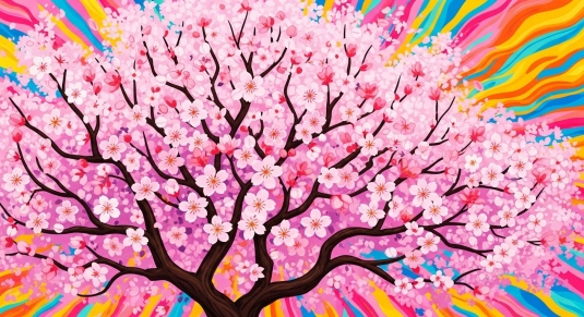 Animated Flower Tree with Python Turtle – Growing &...